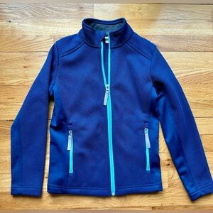 Spyder Big Girls - Bandita Full Zip Blue Sweater - Size: Medium